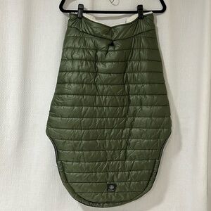 Silver‎ Paw Easy Fit Dog Jacket with Sherpa Collar - Green size 4XL